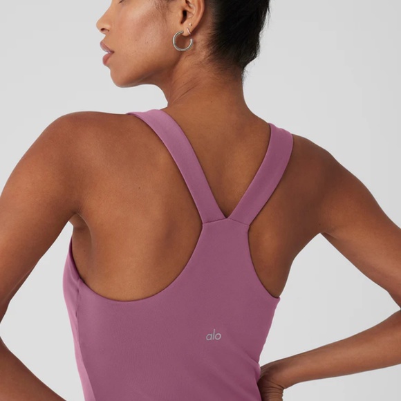 ALO Airbrush Real Dress (Size S) in Soft Mulberry - Picture 4 of 8